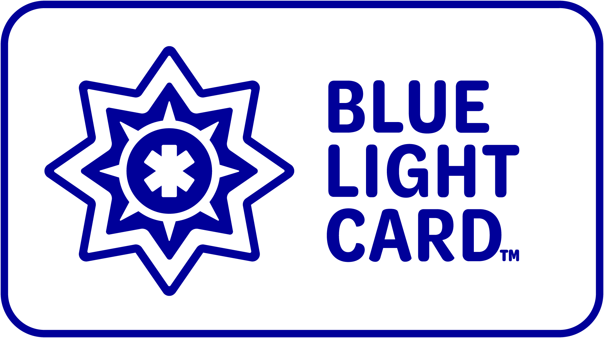 Blue light card